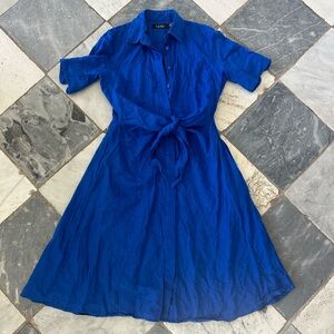 LAUREN by Ralph Lauren blue dress
